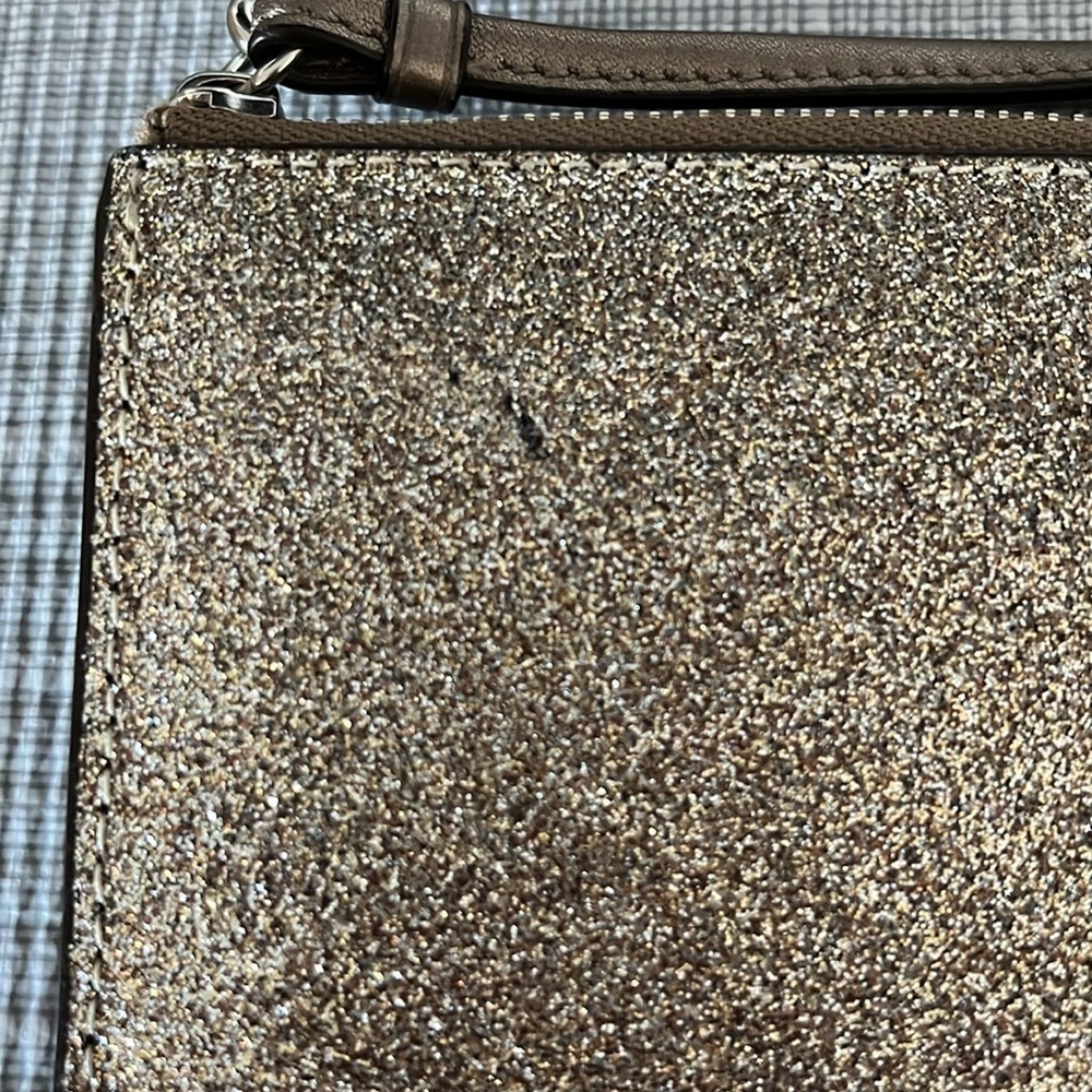 COACH gold wristlet - Picture 3 of 12